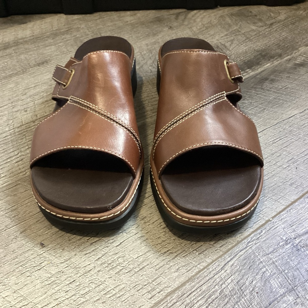 Clarks Hook And Loop Slides Size 7M - Picture 3 of 10